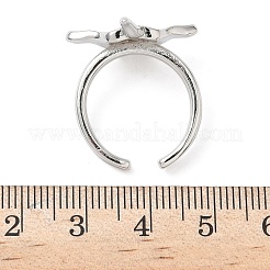 Brass Cuff Rings&nbsp;RJEW-H256-23P