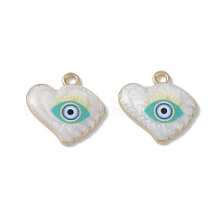 Rack Plating Alloy Enamel Pendants&nbsp;FIND-I038-02