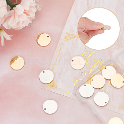 12Pcs 3 Colors 201 Stainless Steel Pendants&nbsp;STAS-AR0001-57
