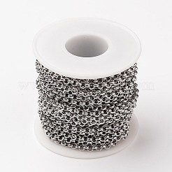 Tarnish Resistant 304 Stainless Steel Rolo Chains&nbsp;CHS-L015-50
