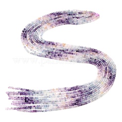 Natural Fluorite Beads Strands&nbsp;G-G259-B01-2x2mm