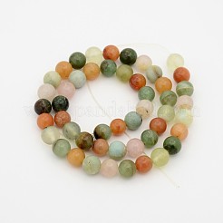 Natural Mixed Gemstone Round Bead Strands&nbsp;G-P070-25-6mm