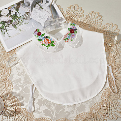 Detachable Polyester Embroidered Flower Collar&nbsp;AJEW-WH20006-242A