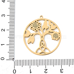 304 Stainless Steel Pendants&nbsp;STAS-F367-09G