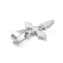Non-Tarnish 304 Stainless Steel Pendants&nbsp;LS-STAS-L216-31P