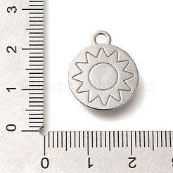 Anti-Tarnish 304 Stainless Steel Pendants&nbsp;STAS-I321-15P