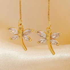Elegant 3D Dragonfly Ear Thread&nbsp;ZC2846