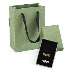 4Pcs Rectangle Paper Jewelry Display Cases&nbsp;CON-TA0001-39B-01