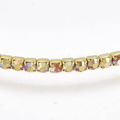 Brass Claw Chain Stretch Bracelets&nbsp;BJEW-T010-03G-08