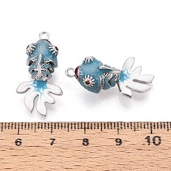 Brass Enamel Pendants&nbsp;KK-T071-27P-04