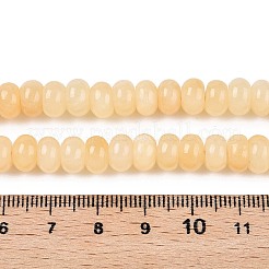 Natural Yellow Jade Beads Strands&nbsp;X-G-T138-74B