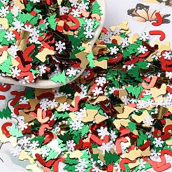 Christmas Theme Plastic Sequins Beads&nbsp;KY-C014-04