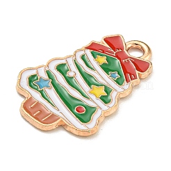 Christmas Theme Alloy Enamel Pendants&nbsp;ENAM-I060-01C