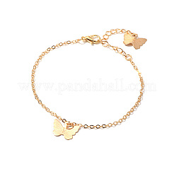 Brass Cable Chain Charm Bracelets for Women&nbsp;WG5EDD2-01