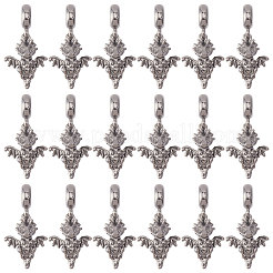 36Pcs Alloy European Dangle Charms&nbsp;MPDL-CA0001-06B