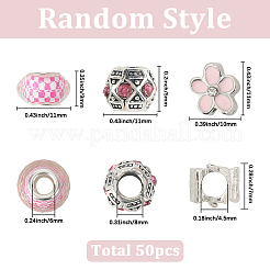 Alloy Rhinestone/Resin European Beads&nbsp;MPDL-SC0001-11A