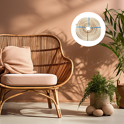 Wood Woven Materials&nbsp;DIY-WH0578-45