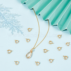 50Pcs Brass Ice Pick Pinch Bails&nbsp;KK-BBC0008-65