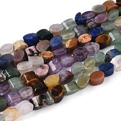 Natural Mixed Gemstone Beads Strands&nbsp;G-T143-33