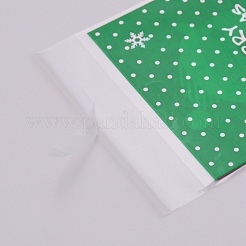 Christmas Theme Rectangle OPP Self-Adhesive Cookie Bags&nbsp;OPP-SZC0001-02E