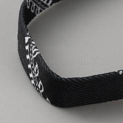 Ethnic Style Polyester Cord Braided Bracelets for Men Women&nbsp;BJEW-WH0022-66C