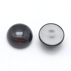 Natural Black Agate Cabochons&nbsp;X-G-E492-H-15