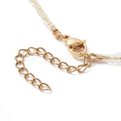 Virgin Mary & Tree & Evil Eye Alloy & Brass Pendant Necklace with Glass Seed Beaded Chains for Women&nbsp;NJEW-JN04289
