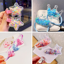 40Pcs 20 Style Crown/Star/Heart/Bowknot Plastic Cabochons&nbsp;KY-TA0001-27