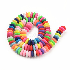 Handmade Polymer Clay Beads Strands&nbsp;CLAY-N008-064-A02