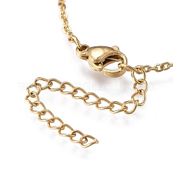 Brass Micro Pave Clear Cubic Zirconia Pendant Necklaces&nbsp;NJEW-R256-11