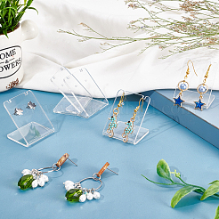 10Pcs Organic Glass Earring Displays&nbsp;EDIS-PH0001-11A