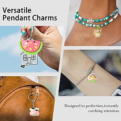 10Pcs 10 Styles Opaque Resin Pendants&nbsp;FIND-YW0005-72