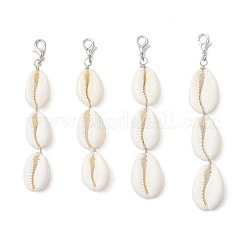 Natural Mixed Cowrie Shell Pendants Decorations&nbsp;HJEW-JM03631