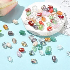 60Pcs 3 Colors Electroplate Glass Beads&nbsp;EGLA-YW0005-47