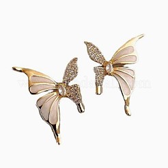 Butterfly Alloy Enamel Stud Earrings&nbsp;FS-WGA0046-01
