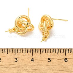 Brass Stud Earrings Findings&nbsp;EJEW-H128-03G