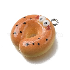Opaque Resin Pendants&nbsp;RESI-L048-02P