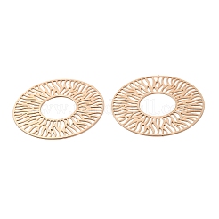 Long-Lasting Plated Brass Filigree Joiners&nbsp;KK-K336-07KCG