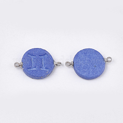 Handmade Porcelain Links connectors&nbsp;PORC-T002-124A