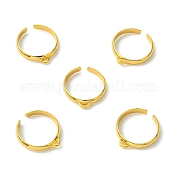 SHEGRACE Adjustable Brass Ring Components&nbsp;XGR0088G-132G