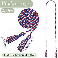 Polyester Double-end Tassels Fringed Bachelor's Gown Hanger&nbsp;FIND-WH20041-001B
