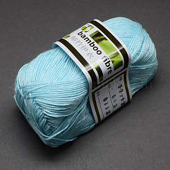6 Rolls  Bamboo Fiber Silk Blended Yarn&nbsp;YCOR-R024-ZM003A