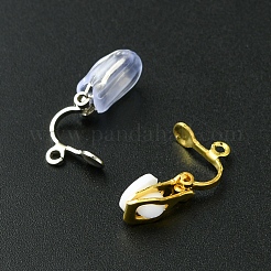 Brass Clip-on Earring Findings&nbsp;FIND-FS0003-15