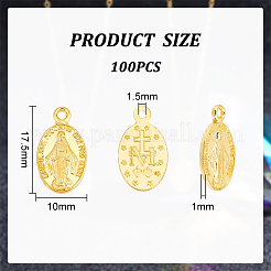 100Pcs Tibetan Style Alloy Pendants&nbsp;TIBEP-UN0001-04
