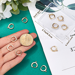 14Pcs Brass Hoop Earrings&nbsp;KK-BBC0014-51