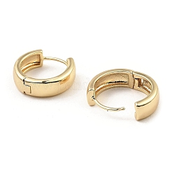 Brass Thick Hoop Earrings&nbsp;EJEW-I289-50A-KCG