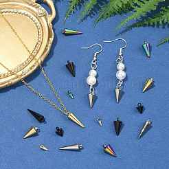 24Pcs 8 Styles 304 Stainless Steel Pendants&nbsp;STAS-FS0002-25B