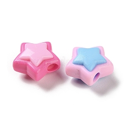 Two Tone Opaque Acrylic Beads&nbsp;SACR-I005-08A