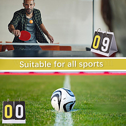 PVC with Paper Tabletop Flip Scoreboard&nbsp;AJEW-WH20054-114A