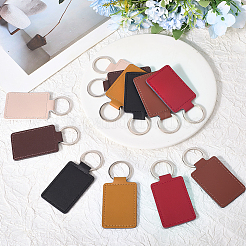 12Pcs 6 Colors PU Keychain&nbsp;KEYC-SC0001-89